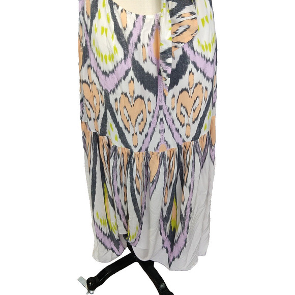 Free People Mojave Maxi Dress Size S Strapless Aztec Southwestern Open Back - Picture 7 of 9